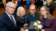 Dr. Kitchell and family. From left are her father, Dr. Michael Kitchell, mother Mary Kitchell, husband Dr. Ryan Holliman, and Dr Kitchell.