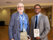 Dr. Timothy Blackburn (left) and Travis Gill, Director of Institutional Equity & Access