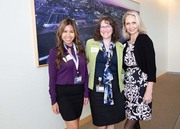 Employee Recognition Committee members Priscilla Sanaikone, Julia Kanellos, and Merrie Arnspiger