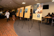 Attendees could read more about the achievements of the scholarship honorees on posters.