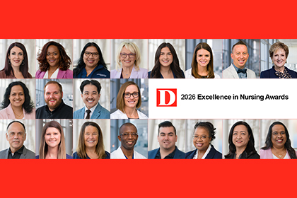 D 2026 Excellence in Nursing Awards with winner photos