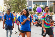 Hydration was key to keeping walkers in step.