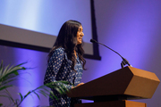 After receiving a boisterous ovation from her QAPI colleagues, Dr. Patel said the award “belongs to the greatest team that I have the greatest privilege of walking side by side with daily.”