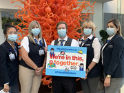 From left to right: Dawt Tha, Kelley Wolfe, Bobby Henderson, Louise Jaeckle, and Karen Baza