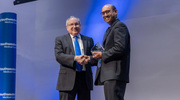 Dr. Podolsky with Dr. Anand Rohatgi, one of two 2023 Mentoring Award honorees.