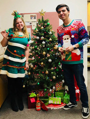 Haiden Tenpenny (left) and Rafael Gonzalez, Biochemistry