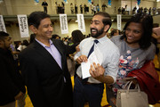 Arjun Aggarwal, who is headed to Austin for his Internal Medicine residency training at Dell Medical School, is joined by father Vinod and mother Sushma.