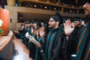 Medical School students take oath during commencement