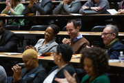 Audience members enjoying the day's program.