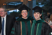 UTSW Medical School students in lobby following commencement