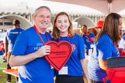 It’s an annual tradition for UTSW Executive Vice President for Health System Affairs Dr. John Warner to attend the event with his daughter, Lauren.