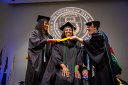 From left: Veronica Coleman, Assistant Professor in the School of Health Professions; Devin McCallister, master of physician assistant studies; and Dr. Venetia Orcutt, Associate Professor in the School of Health Professions