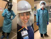 Amid the pandemic, nurses underwent new personal protective equipment training.