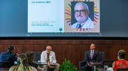 Pride Signature Event: The event included a live audience Q&A with Timothy Blackburn, Ph.D., Professor of Radiology, and keynote speaker Dr. Almandoz.