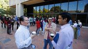 The celebration of the 50-year research partnership of Drs. Brown and Goldstein gave members of the campus community a chance to reconnect.