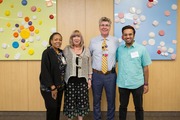 Ms. Wood Cooper, Patricia Ferguson Reyher, M.S.N., RN (Comets HELP Nurse Specialist), the Rev. O’Neal, and Mr. Verma