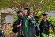 Dr. Jennifer Bachand (forefront) and Dr. Joseph Balaban (background)