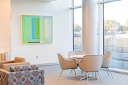 Patrick Wilson, Seafood, 2013, acrylic on canvas, 49 by 59 inches<br />Location: Second floor Orange waiting area