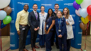 Pride Signature Event: Dr. Almandoz and members of his Wellness team gather for a photo after the event.