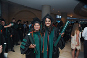 UTSW Medical School students in lobby following commencement