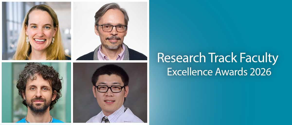 2026 Research Track Faculty Excellence Award banner