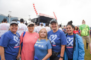 Employees and family members are all smiles at Heart Walk.