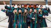 Graduates celebrate in style at the Meyerson.