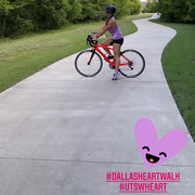 Pedaling for Pop. Trizzy Bui honors her dad, who succumbed to heart disease this year, with a bike ride for Heart Walk 2021.