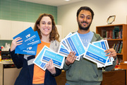 Anne Ryan, Graduate School student and Sherwin Kelekar, MSTP student