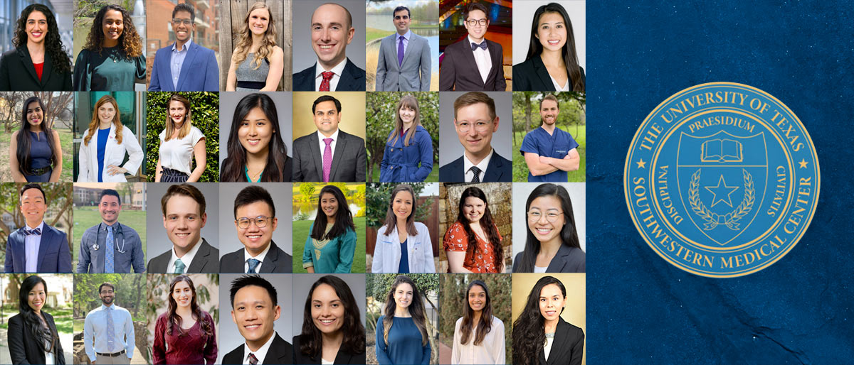 Grid of headshots with Student Awards Seal