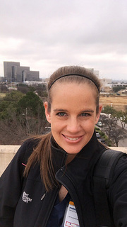 Brooke Bumbard, Multidisciplinary Surgery Clinic: “My favorite spot on campus is the rooftop of the outpatient building parking garage. When I first started at UTSW, the roof parking had a stigma like you must’ve been late to get that parking, but I choose to park there for the amazing view and fresh air in the morning and evening back to my car. Nothing like a view from the top!”