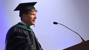 Eric Peterson, M.D., M.P.H., Vice Provost and Senior Associate Dean for Clinical Research at UT Southwestern, delivers the commencement address.