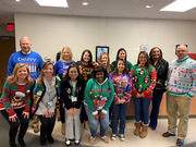 Front row (left to right): Dr. Ellie Hakim, Dr. Charlotte Haley, Dr. Alyson Nakamura, Lois Butler, Araceli Robledo, and Cherry Aguinaga; Back row (left to right): Dr. Timothy Wolff, Dr. Ellen Greenwald, Dr. Alex Foxwell, Dr. Erin Cox, Sarah McNease, Wadeeah Hasan, and Daniel White – Department of Psychiatry and Wellness and Counseling