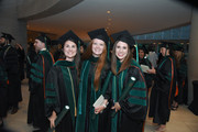 UTSW Medical School students in lobby following commencement