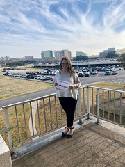 Elizabeth Ellen Anderson, Communications, Marketing, and Public Affairs: “My favorite place is where I can see almost all of the campus spread out. It reminds me of all the discovery, education, and healing that happens here each and every day, and that in some small way I am able to contribute to that.”