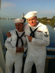 Jonathon “Jack” Sherrard (right), Navy<br />Facility Control Specialist, Hospital Facilities
