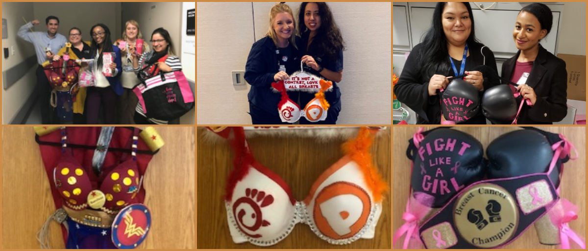 Here are the winners of UTSW's 10th annual bra decorating contest