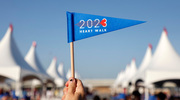 Heart Walk flags debut this year.
