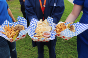 The food trucks served up mouthwatering options aplenty.