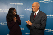 Dr. Bowen Matthew shares a laugh with Dr. Drew Alexander, Assistant Dean for Community Engagement.