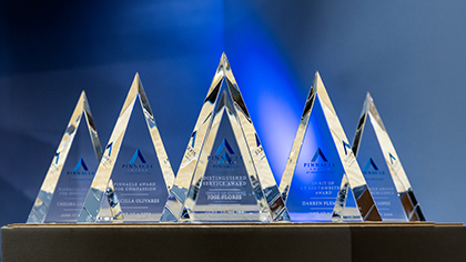 5 crystal trophies for Pinnacle Awards 2026