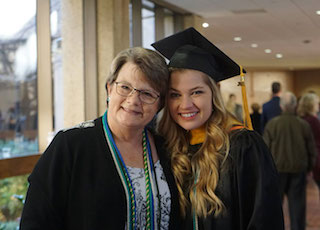 Left to right: Kelly Suzanne Millay (Prosthetics-Orthotics ) Elizabeth Anne O’Briant (Prosthetics-Orthotics)