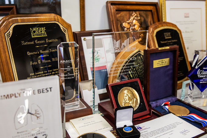 Dr. John Minna's awards