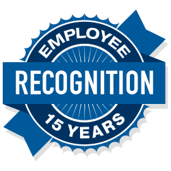 15 years of employment badge