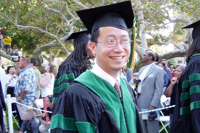 Dr. Lu Le at UCLA graduation