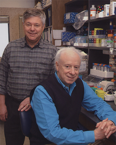 Nobel Laureates Drs. Michael Brown and Joseph Goldstein  