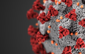 Rendering of SARS-CoV-2 Virus