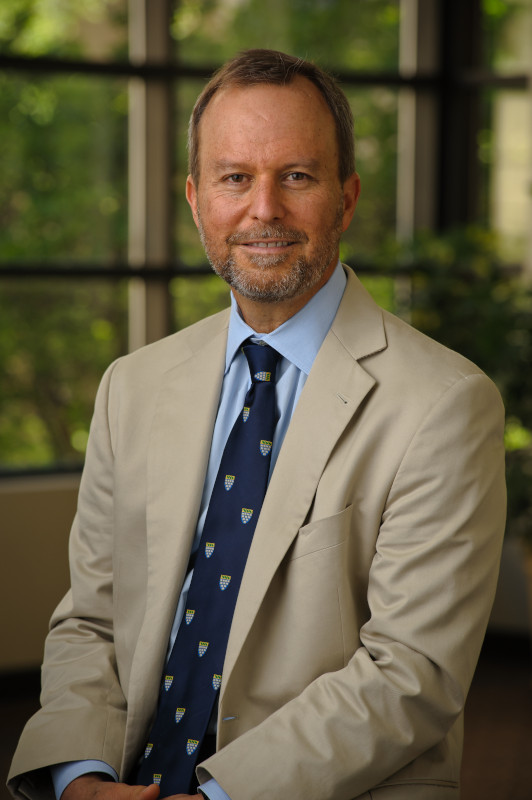 Man with short beard, suit and tie