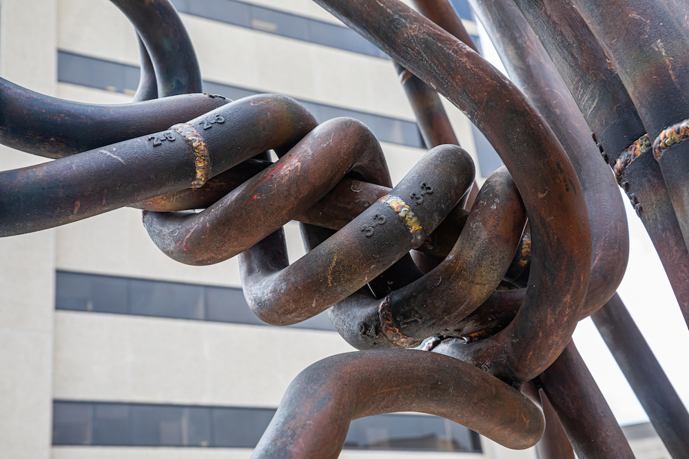 solid steel clad in copper