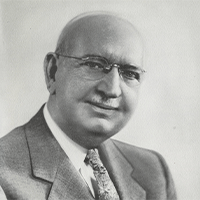 black and white image of man